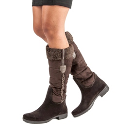 Botas marrones de mujer marrón 2