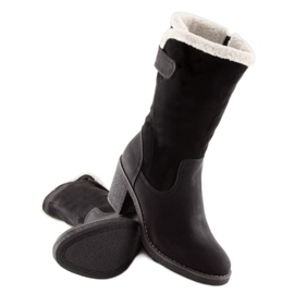 Botas negras para mujer estable T132 Black negro 1