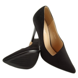 Negro C-11 Tacones asimétricos negros 3