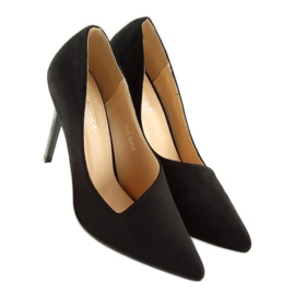 Negro C-11 Tacones asimétricos negros 5
