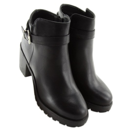 Botas negras de tacón S178 Black negro 2