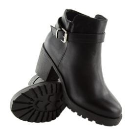 Botas negras de tacón S178 Black negro 5