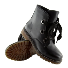 Botas negras con cordones PF276 Black negro 2 Botas negras con cordones PF276 Black negro 2