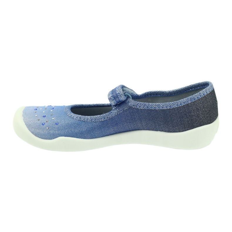 Zapatilla niña lentejuelas Befado 114y316 azul gris azul marino 3