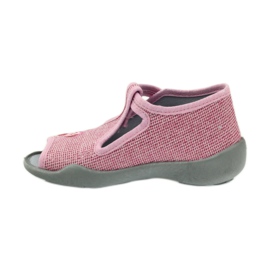 Zapatilla lazo Befado 213P104 rosa rosado 2