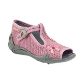 Zapatilla lazo Befado 213P104 rosa rosado 1