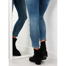 Botas negras de tacón bajo F184 Black negro 1 Botas negras de tacón bajo F184 Black negro 1