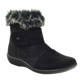 Aloeloe Botas negras para mujeres muy cómodas negro 1