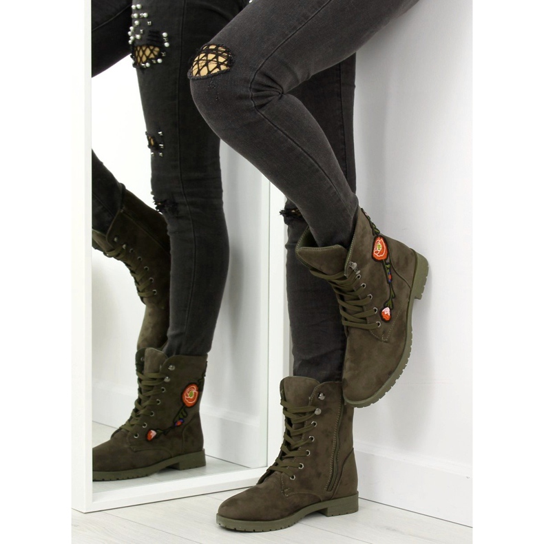 Trabajadores con bordado AB-9 Army Green verde 1 Trabajadores con bordado AB-9 Army Green verde 1