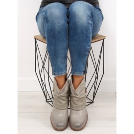 Gris Botas grises para mujer 640-PA Gris 1 Gris Botas grises para mujer 640-PA Gris 1