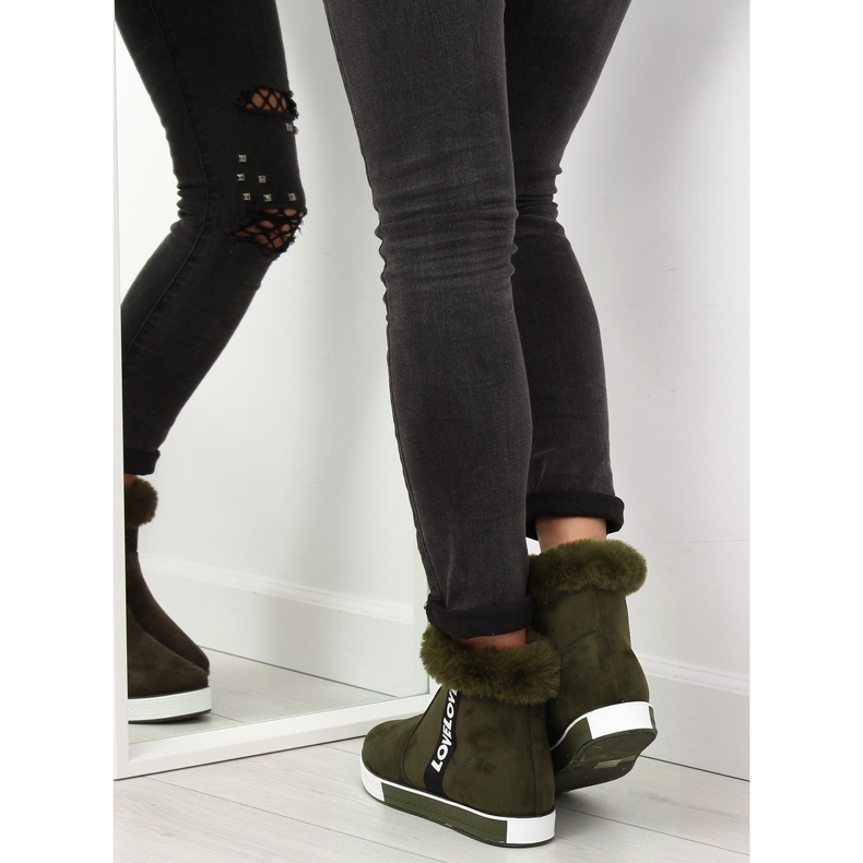 Zapatillas para tobillo con aislamiento verde NB252P Army Green 2