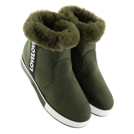 Zapatillas para tobillo con aislamiento verde NB252P Army Green 4