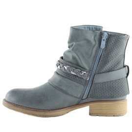Botas azul mujer azul 815-PA Azul 5