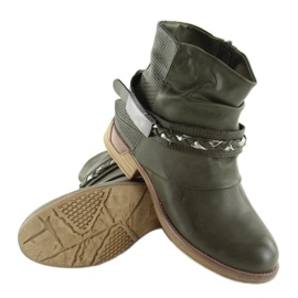 Botas de mujer verde 815-PA DK.GREEN 3