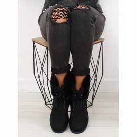 Botas de madera con aislamiento negro BL137P Black 2
