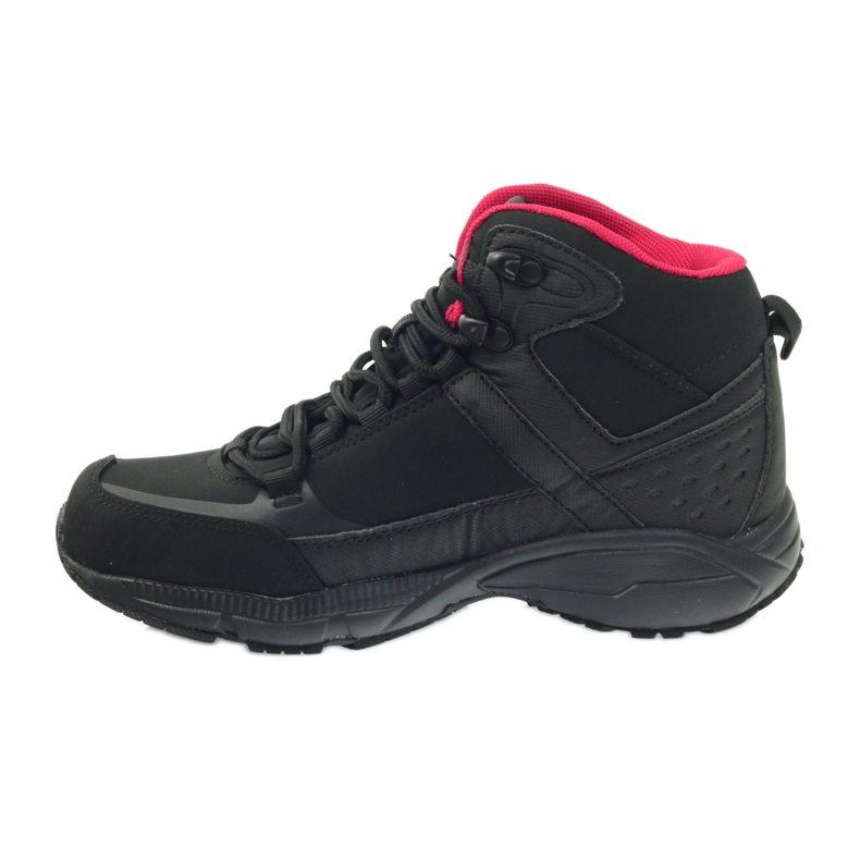 Zapatos de trekking softshell negros DK 1751 rojo 2
