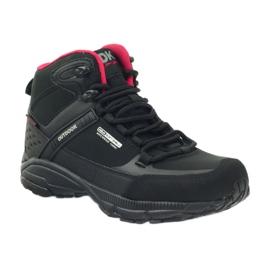 Zapatos de trekking softshell negros DK 1751 rojo 1