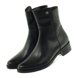 Botas altas negras Arka 7330 con cremallera negro 3
