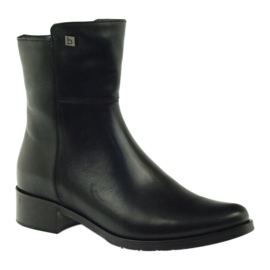 Botas altas negras Arka 7330 con cremallera negro 1