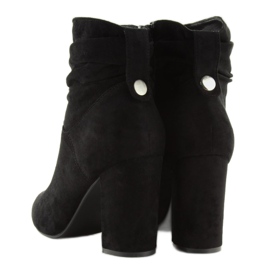 Botas negras con tacones anchos NC781 Negra negro 3