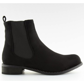 Botines Chelsea negros para mujer NS025P Negro 1