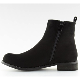 Botines Chelsea negros para mujer NS025P Negro 2