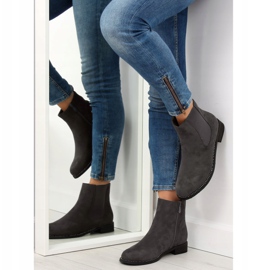 Botines Chelsea grises para mujer NS025P Gris 4