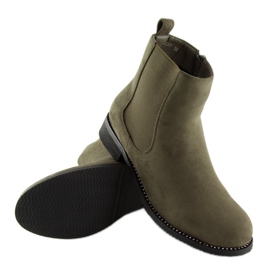 Botines Chelsea verdes para mujer NS025P Verde 2
