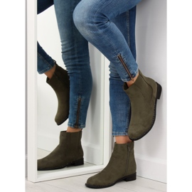 Botines Chelsea verdes para mujer NS025P Verde 4