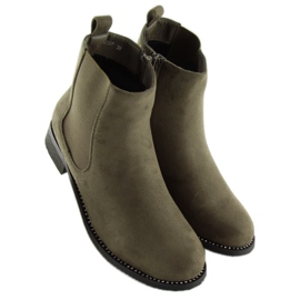 Botines Chelsea verdes para mujer NS025P Verde 6