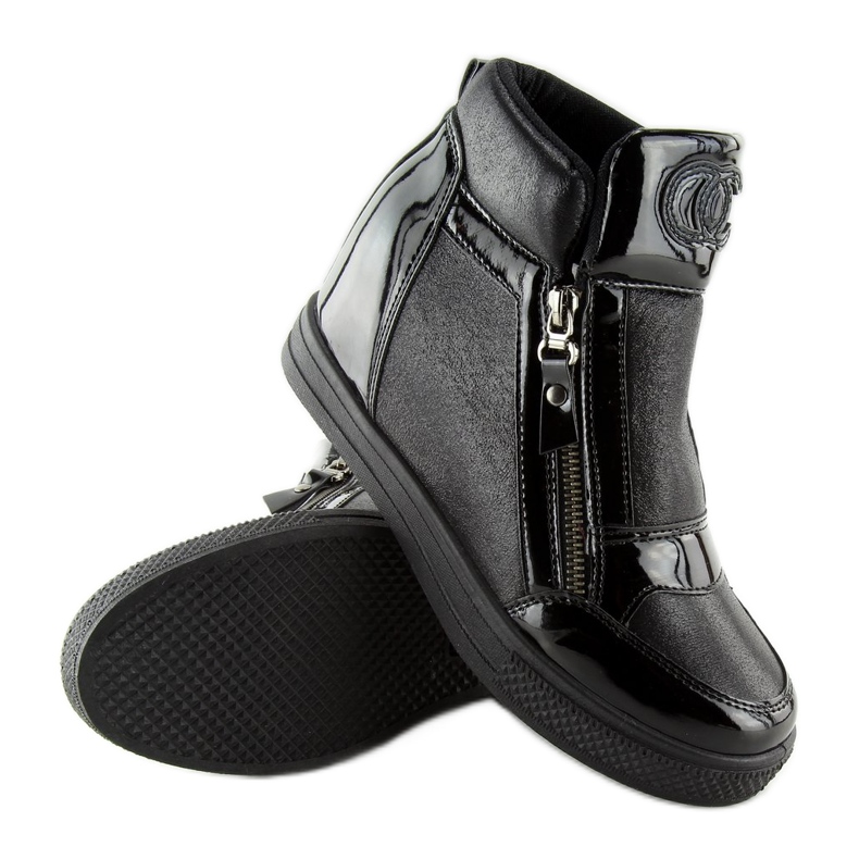 Zapatillas de mujer negras R24-6 Black negro 1