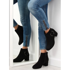 Negro PE192 Tacones negros 4
