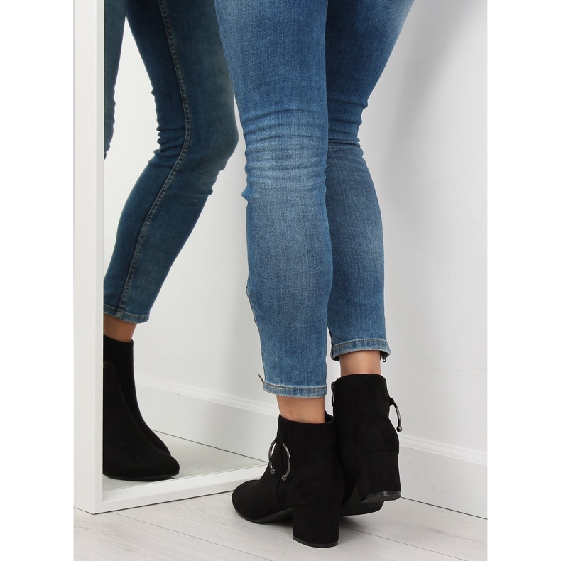 Negro PE192 Tacones negros 1