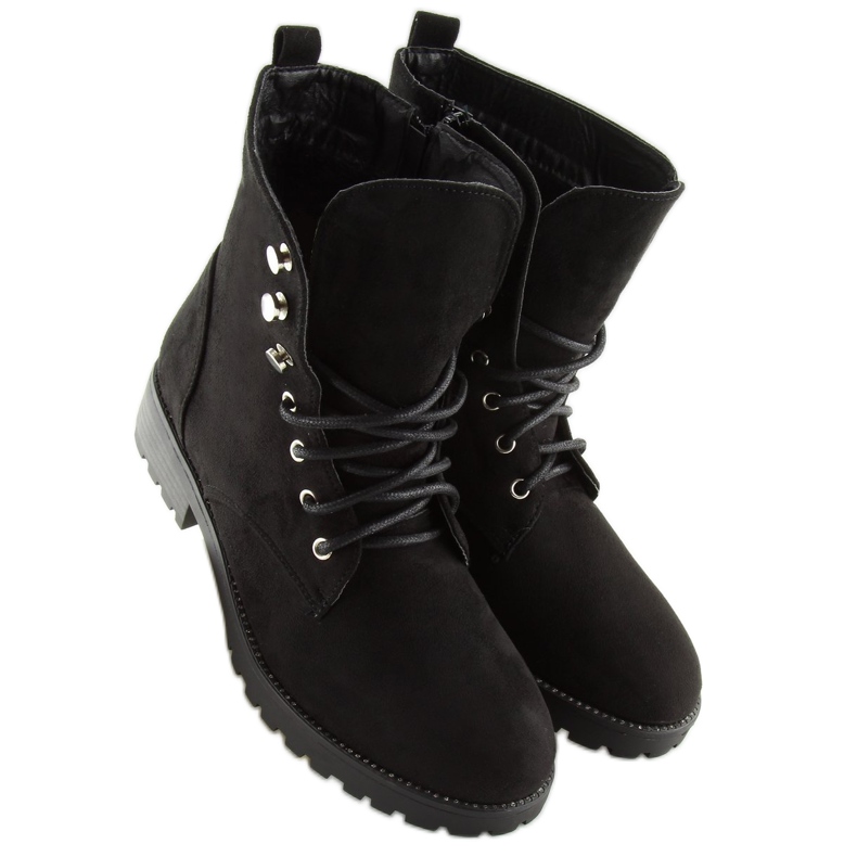 Trabajadores de ante negro NC698 Negro 1