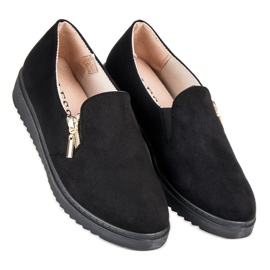Zapatillas de gamuza negro 3