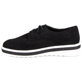 Cm Paris Zapatos de ante con cordones negro 2