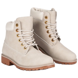 Botas de montaña beige de mujer 1