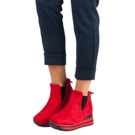 Bestelle Botas de Jodhpur en la plataforma rojo 4