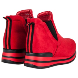 Bestelle Botas de Jodhpur en la plataforma rojo 3