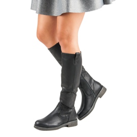 Super Me Botas de mujer casual negro 1 Super Me Botas de mujer casual negro 1