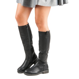 Super Me Botas de mujer casual negro 4