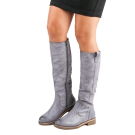 Super Me Botas de mujer casual azul 1 Super Me Botas de mujer casual azul 1