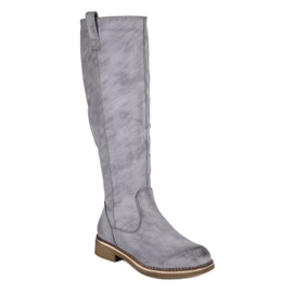 Super Me Botas de mujer casual azul 3