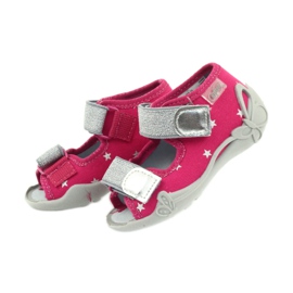 Befado calzado infantil sandalias zapatillas 242p085 gris rosado 5