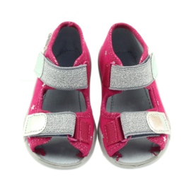Befado calzado infantil sandalias zapatillas 242p085 gris rosa 4