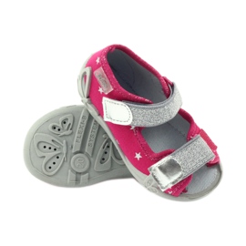 Befado calzado infantil sandalias zapatillas 242p085 gris rosa 3