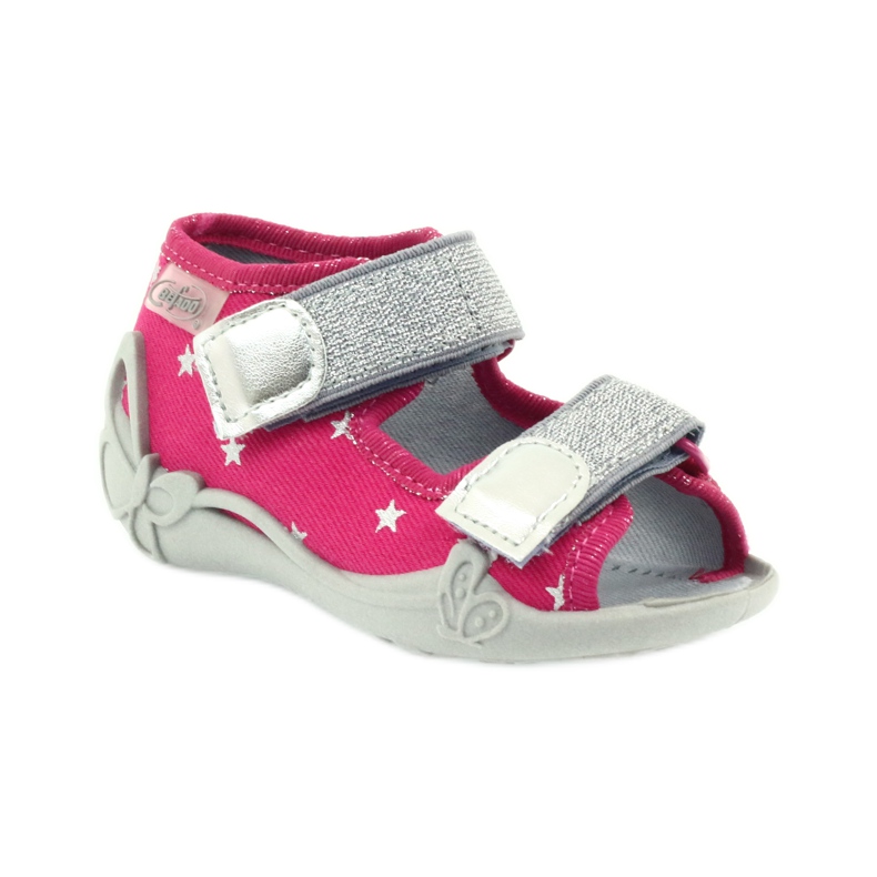 Befado calzado infantil sandalias zapatillas 242p085 gris rosa 1