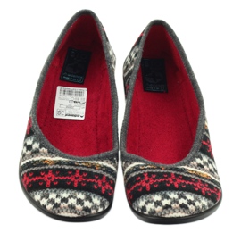 Pantuflas de terciopelo estampado noruego Adanex multicolor 3 Pantuflas de terciopelo estampado noruego Adanex multicolor 3
