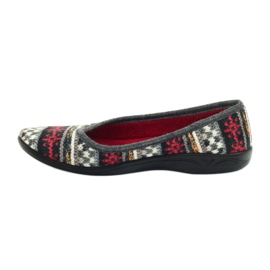 Pantuflas de terciopelo estampado noruego Adanex multicolor 2