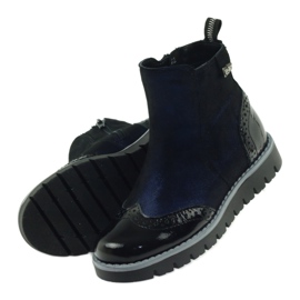 Botas negras Ren But 3313 aisladas negro azul marino 4